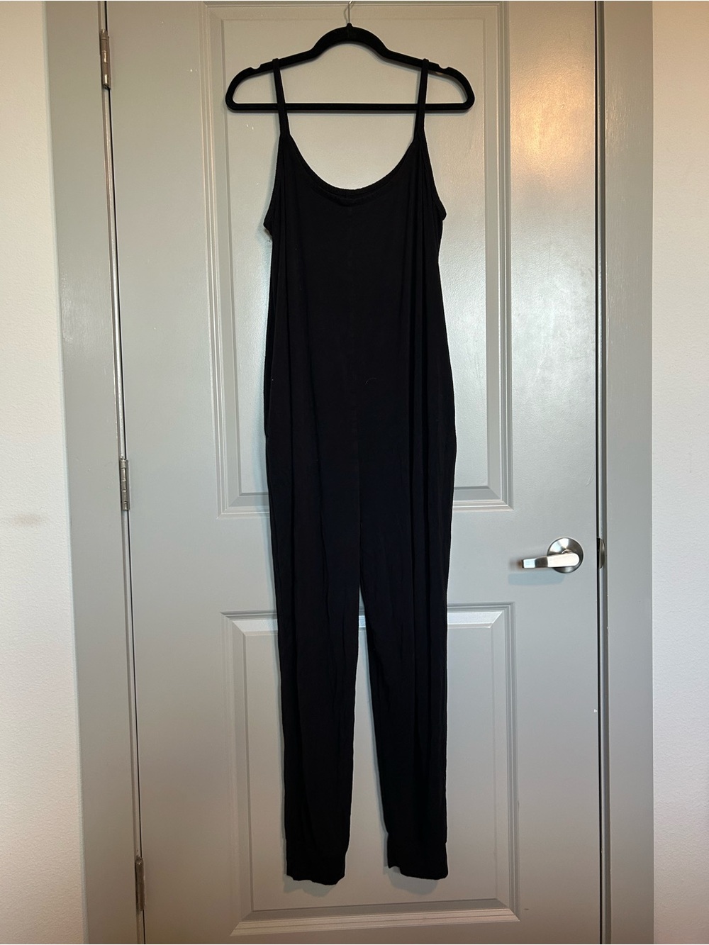 A Pea in the Pod Black Sleeveless Jumpsuit Maternity Romper
